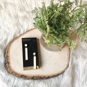 Vintage Monet White Gold Post Dangle Earrings NEW